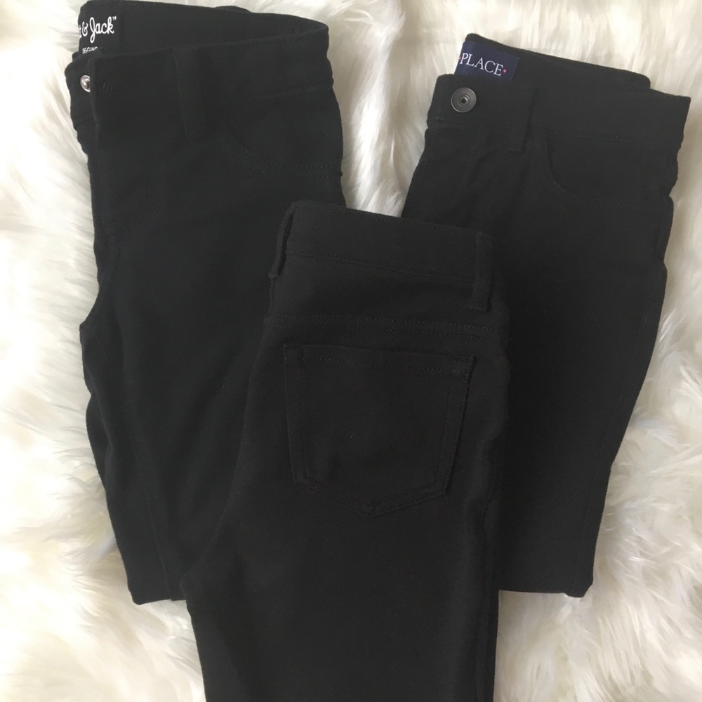Girls Black Jeggings Bundle